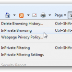 Ie-private-browsing Internet Explorer private Browsing
