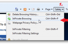 How to Start Private Browsing on a PC