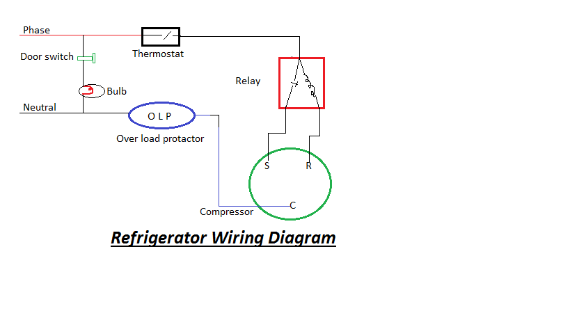 Wiring Diagram Of Refrigerator And Water Cooler