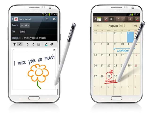 enhanced s pen on samusung galaxy Note II