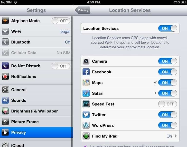 use location services