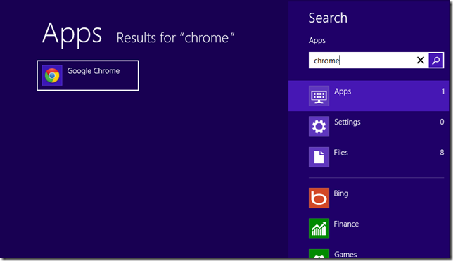 quick open apps and programs in windows 8