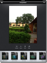 Snapseed on iPad