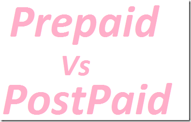 prepaid vs postpaid