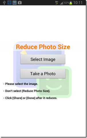 Select images to resize them (Mobile)