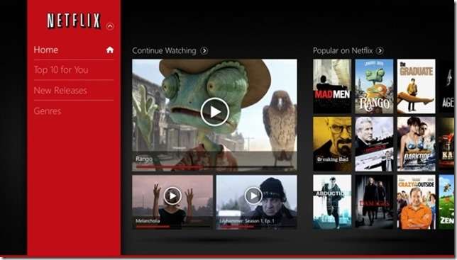 Netflix free windows 8 apps for PC