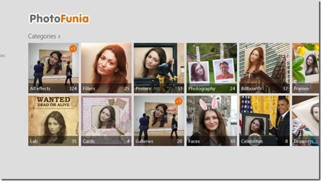 PhotoFunia free windows 8 apps for PC