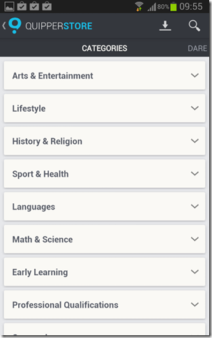 Quipper Quiz - Smart learn Quiz Android Apps for College Students