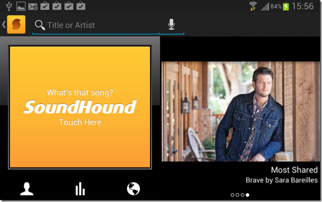 SoundHound- most popular free android apps