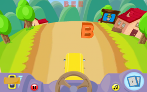 Android Games for Kids -Alphabet Car (Mobile)