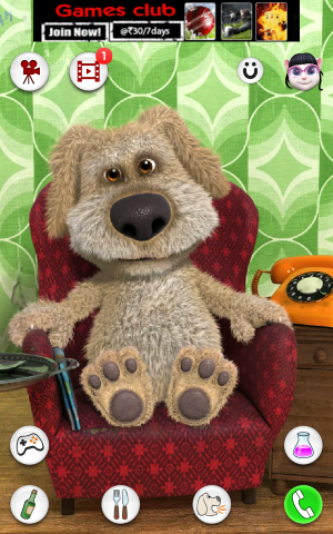 Android Games for Kids -Talking Ben the Dog Free 2 (Mobile)