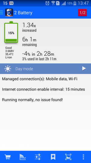 2 Battery - Battery Saver App