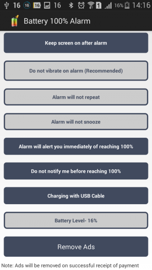 Battery 100 alarm battery saver app for android