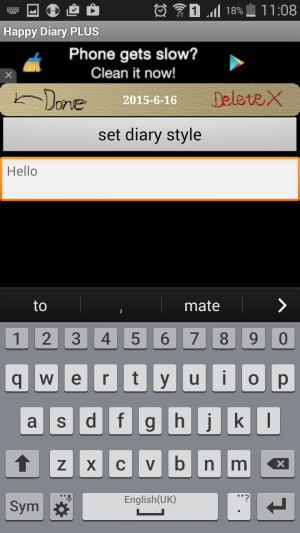 Happy Diary Plus Styling options