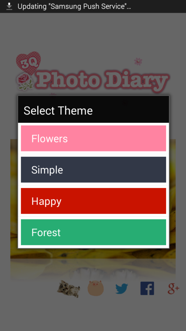 Personal Diary App for Android Smartphone