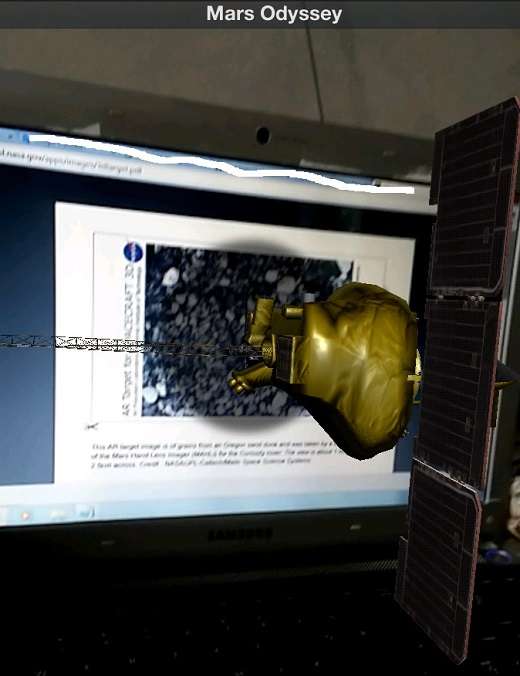 mars odyssey spacecraft 3d app